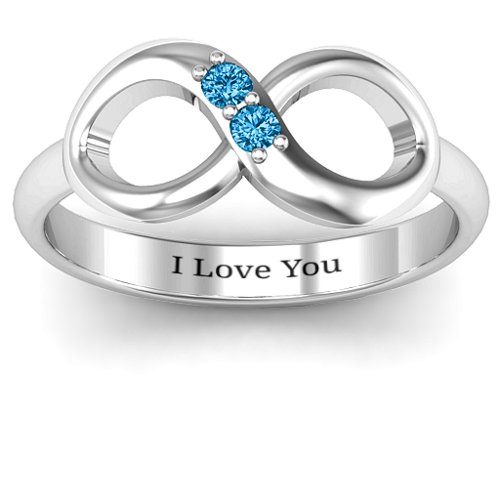 "Twosome" Infinity Ring