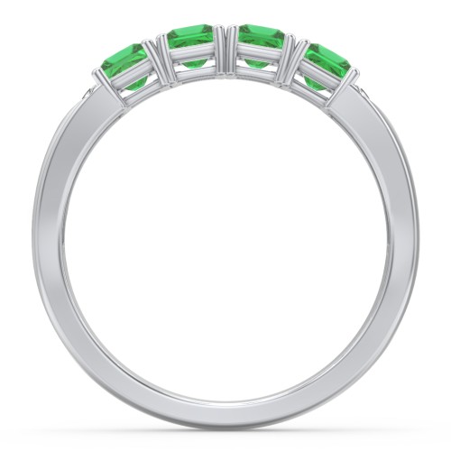 Classic 2-7 Princess Cut Ring with Accents