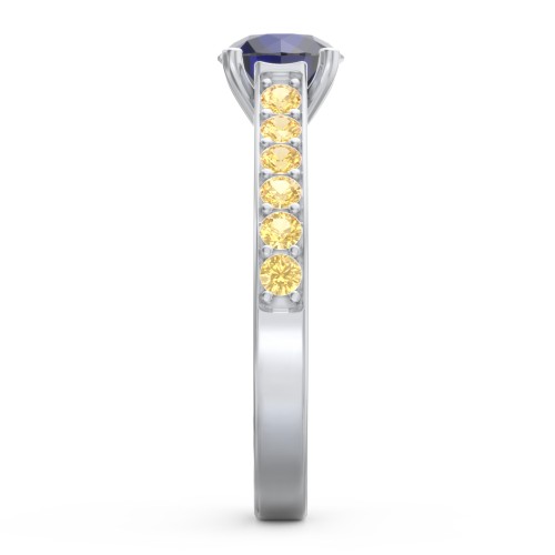 Elegant Duchess Ring with Shoulder Accents