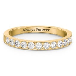 Classic Half Eternity Ring