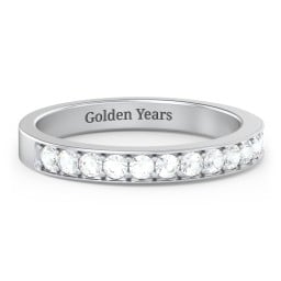 Classic Half Eternity Ring