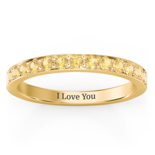 Classic Half Eternity Ring