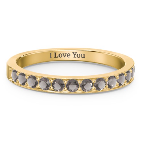 Classic Half Eternity Ring