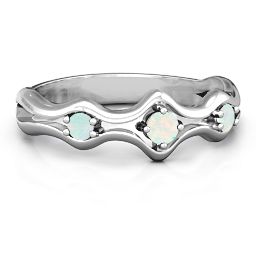 Wavy Trio Ring