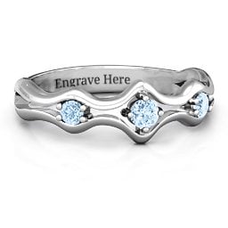 Wavy Trio Ring