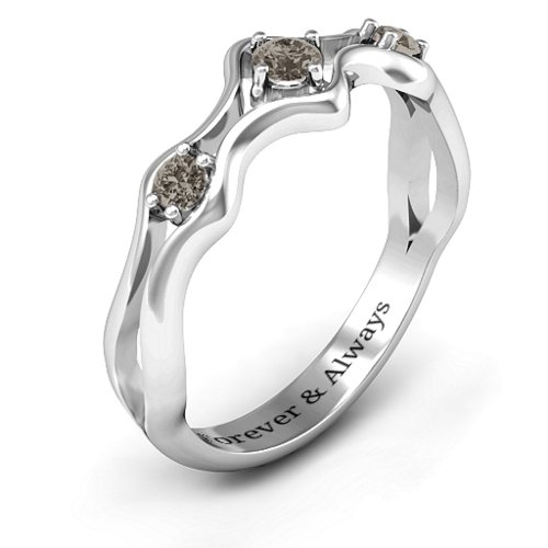 Wavy Trio Ring