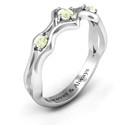 Wavy Trio Ring