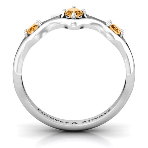 Wavy Trio Ring