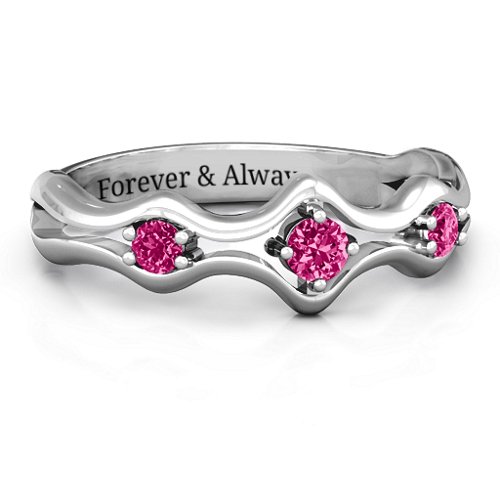 Wavy Trio Ring