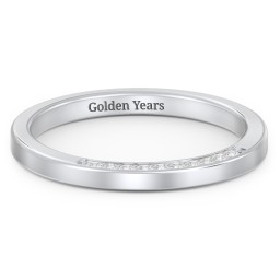 Enchanted Band Ring in 925 Sterling Silver with White Premium Zirconia
