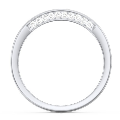 Enchanted Band Ring – Sterling Silver with White Premium Zirconia