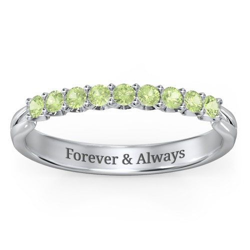 Glimmering Love Ring