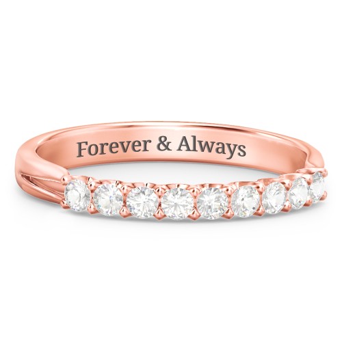 Glimmering Love Ring