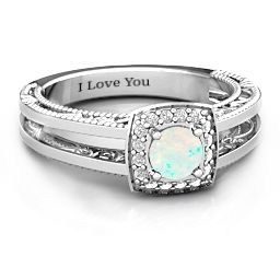 Intricate Love Ring