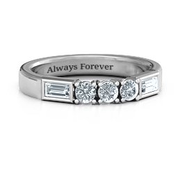 Charmed by Love Ring in 925 Sterling Silver with Diamond