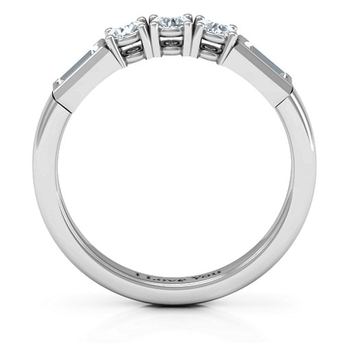 Charmed by Love Ring – Sterling Silver with Diamond