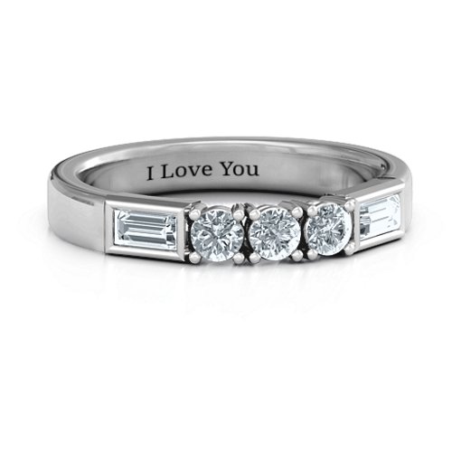 Charmed by Love Ring – Sterling Silver with Diamond