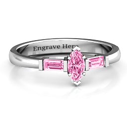 Marquise Cut Love Ring