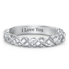 Woven in Love Ring