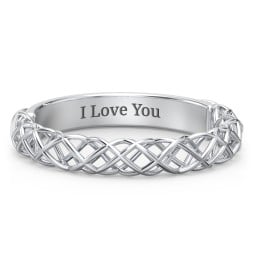 Woven in Love Ring