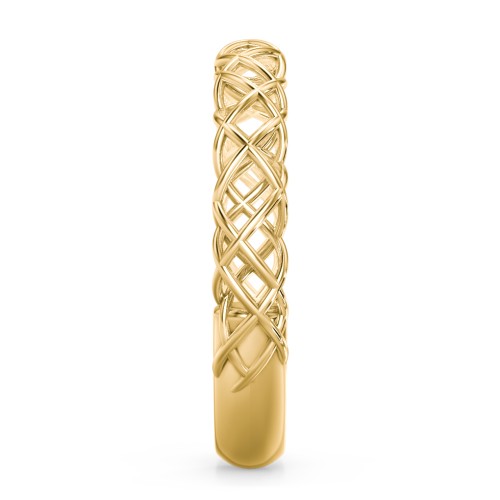 Woven in Love Ring – 9kt Yellow Gold