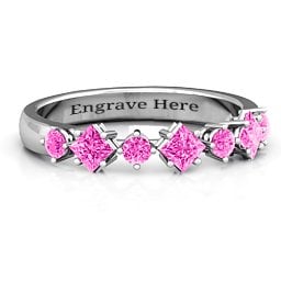 Shape of her Heart Band Ring