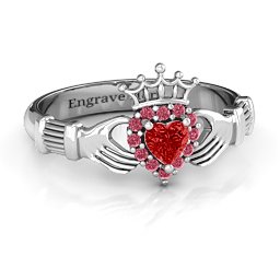 Claddagh with Halo Ring