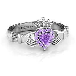 Claddagh with Halo Ring