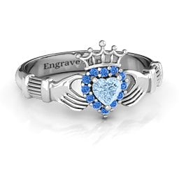 Claddagh with Halo Ring