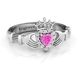 Claddagh with Halo Ring