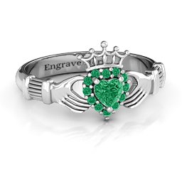 Claddagh with Halo Ring