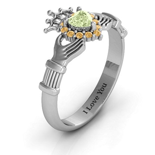 Claddagh with Halo Ring