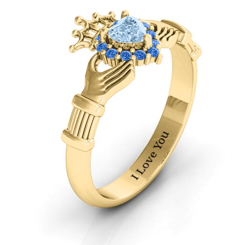 Claddagh with Halo Ring