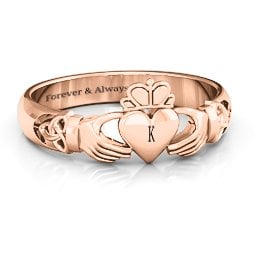 Celtic Knotted Claddagh Ring