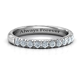 Love All Around Ring in 925 Sterling Silver with Diamond