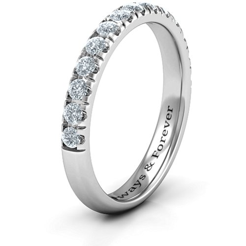 Love All Around Ring – Sterling Silver with Diamond