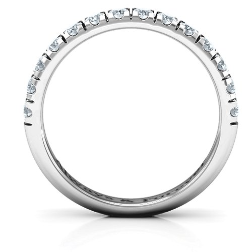 Love All Around Ring – Sterling Silver with Diamond