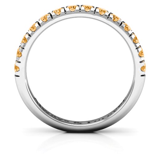 Love All Around Ring – Sterling Silver with Citrine