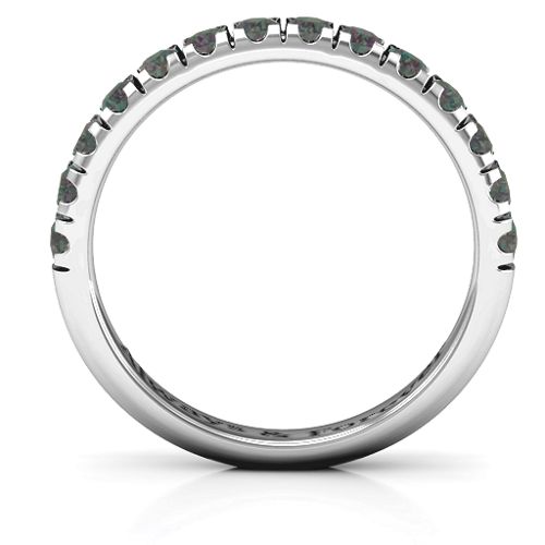 Love All Around Ring – Sterling Silver with Alexandrite
