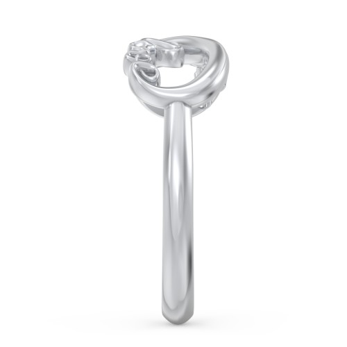 Birthstone Infinity Love Ring