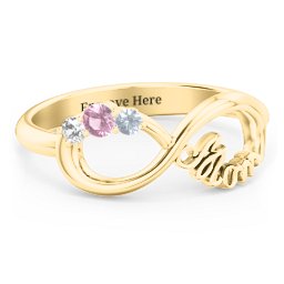 Mom's Infinite Love Ring with 2-10 Stones