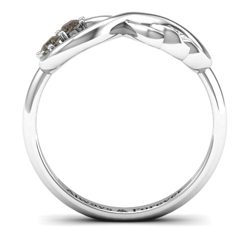 Double the Love Infinity Ring