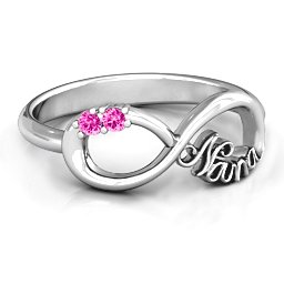 2-10 Stone Nana Infinity Ring