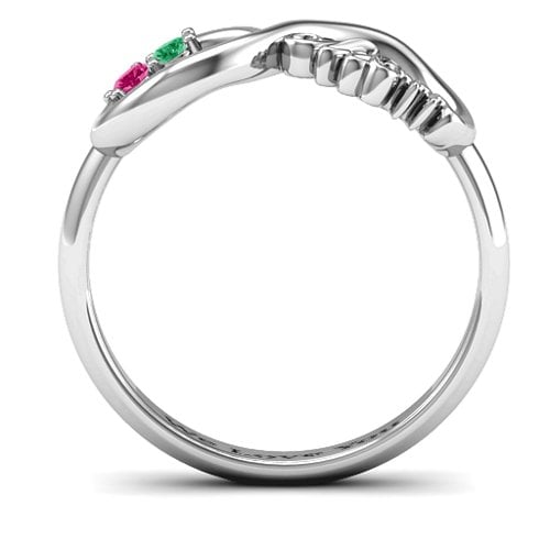 2-10 Stone Nana Infinity Ring