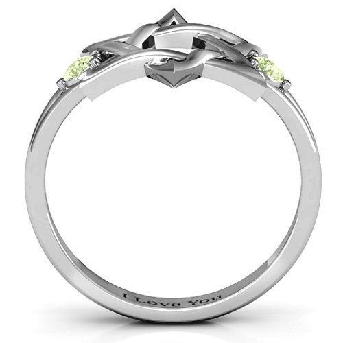 Classic Star of David Ring – Sterling Silver with Peridot