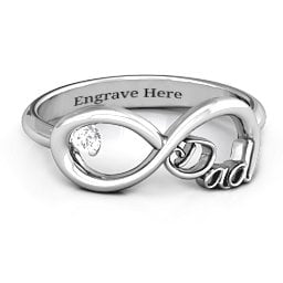 Dad Infinity Ring