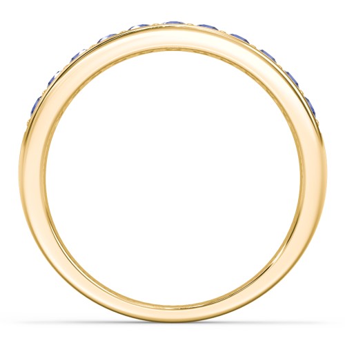 Shadow Band of Stones Ring