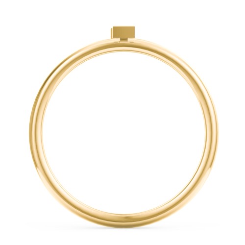 Stacking Number Ring – 9kt Yellow Gold