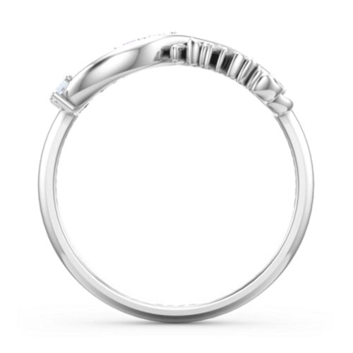 Family Infinite Love with Stones Ring