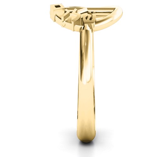Shalom Peace Ring – 9kt Yellow Gold